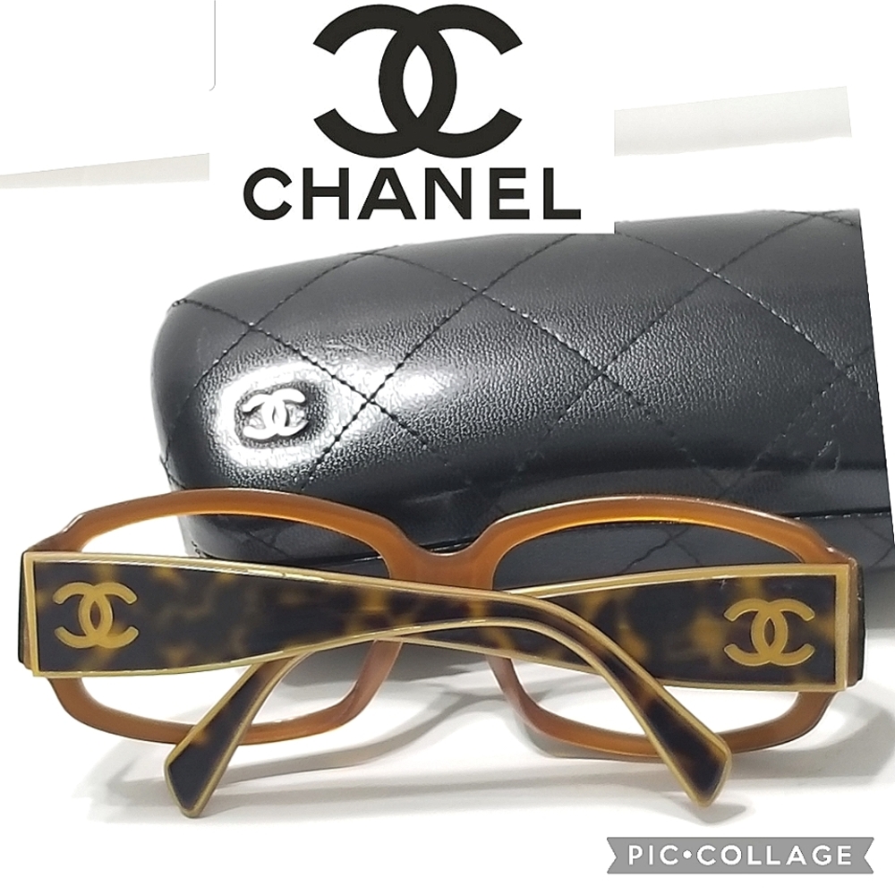 Gorgeous Authentic Chanel CC Bold statement Eyeglasses Frames